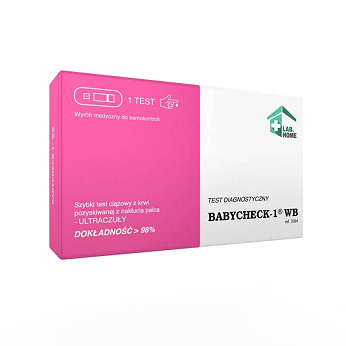 Test ciążowy BABYCHECK-1 WB , z krwi, 1 szt.