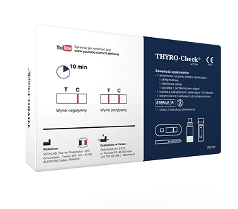 Thyro-Check, test do wykrywania niedoczynności tarczycy, 1 szt.