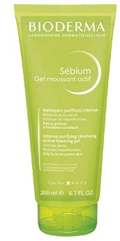 Bioderma Sebium Gel Moussant Actif, aktywny żel oczyszczający, 200 ml