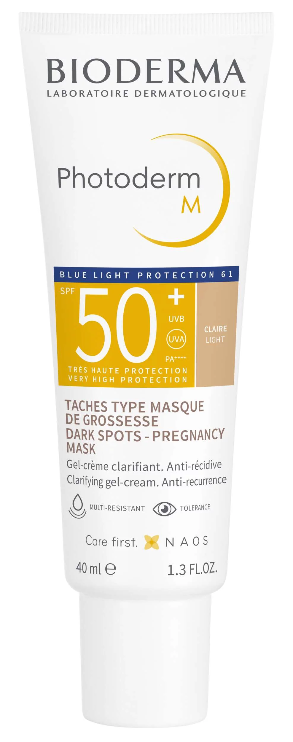 Bioderma Photoderm M, krem koloryzujący SPF 50+, jasny, 40 ml