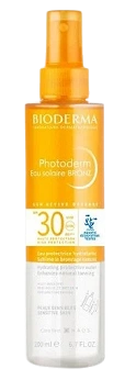 Bioderma Photoderm Eau Solaire Bronz, dwufazowa woda, SPF 30,