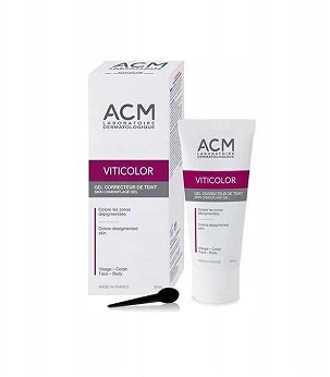 ACM Viticolor, żel barwiący do skóry z plamami depigmentacyjnymi, 50 ml