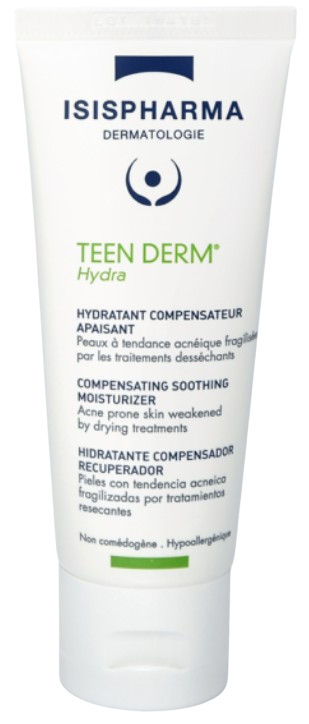 TRADIX GROUP Isispharma Teen Derm Hydra, krem nawilżający, 100 ml — Składniki i ocena