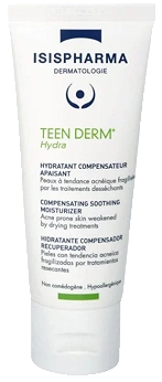 Isispharma Teen Derm Hydra, krem nawilżający, 100 ml