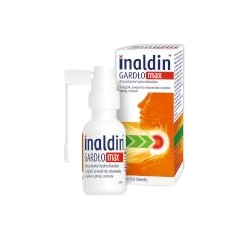 Inaldin Gardło MAX, aerozol do jamy ustnej na ból gardła, 30 ml