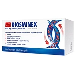 Diosminex 500 mg tabletki na nocne skurcze nóg, 60 szt. 