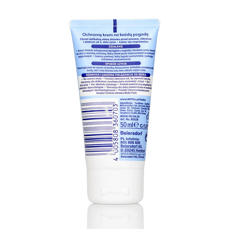Nivea Baby, krem ochronny i pielęgnujący dla dzieci, 50 ml