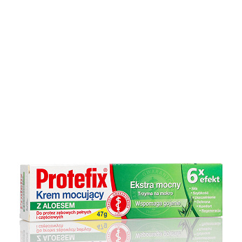 Protefix, krem mocujący do protez zębowych z aloesem, 40 ml