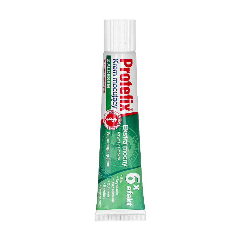Protefix , krem mocujący do protez zębowych z aloesem, 40 ml