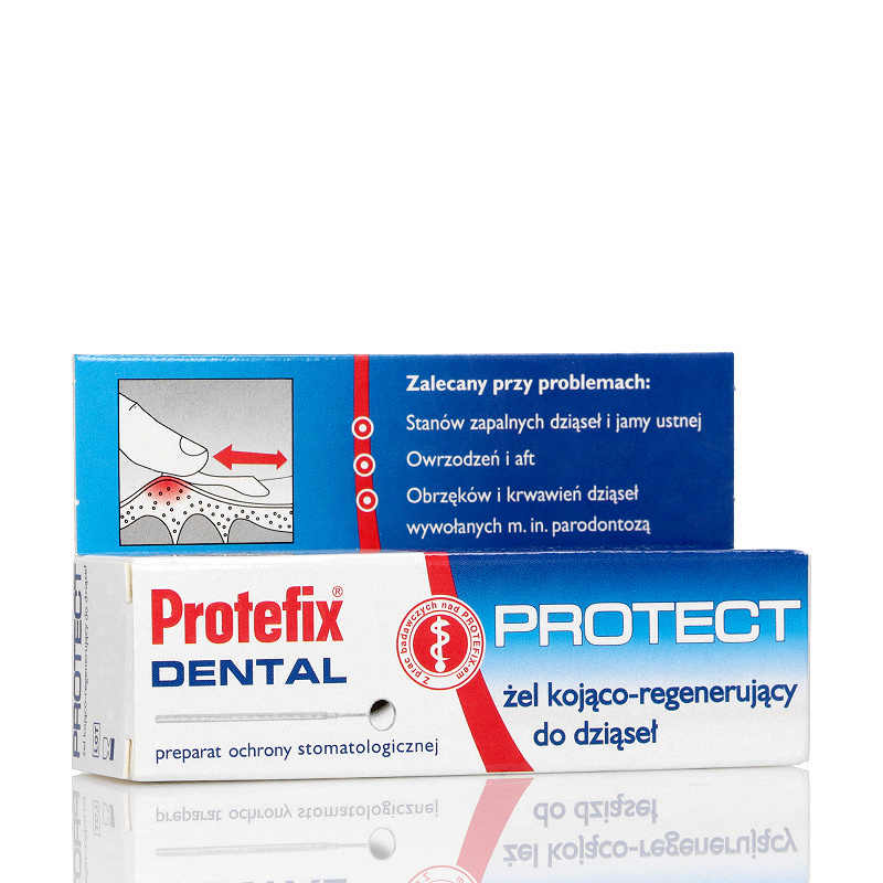Protefix PROTECT żel kojąco-regenerujący do dziąseł, tuba 10 ml