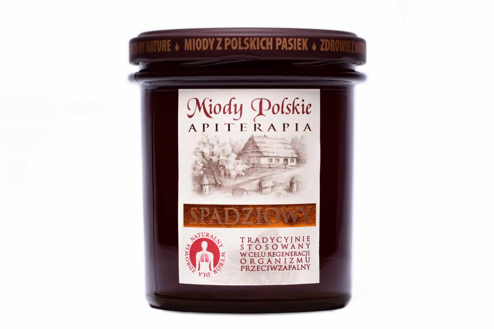 Miód spadziowy , antyseptyczny i przeciwzapalny, 400 g