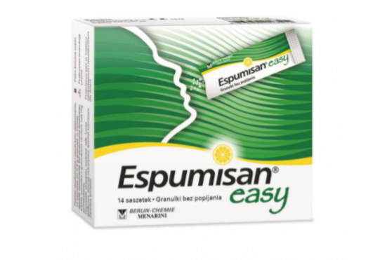 Espumisan Easy, granulat na uczucie pełności, wzdęcia i ucisk, 14 sasz.