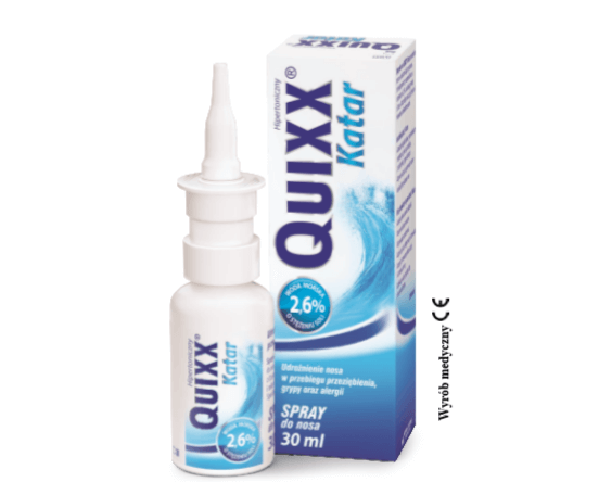 Quixx Katar, spray udrażniający nos i zatoki, butelka 30 ml