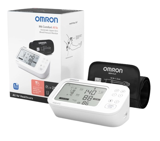 Omron M6 Comfort Afib, ciśnieniomierz naramienny, 1 szt.