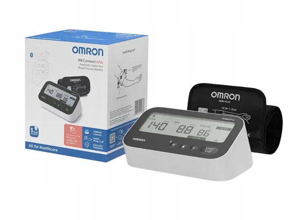 OMRON M4 CONNECT AFib ciśnieniomierz naramienny, 1 szt.