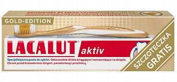 Lacalut Aktiv, pasta, 75ml + szczoteczka, 1szt.
