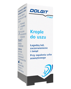 Dolgit Med, krople do uszu, 20 ml