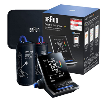 Braun ExactFit 5 Connect BUA6350, ciśnieniomierz naramienny z Bluetooth, 1 szt.