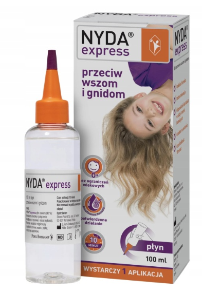 Nyda Express, preparat do usuwania wszy i gnid, 100 ml