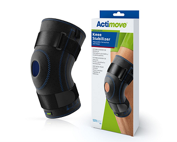 Actimove Sports Edition, orteza stawu kolanowego z odsłoniętą rzepką, czarna, 1 szt.