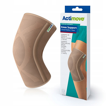 Actimove Everyday Supports, opaska stabilizująca staw kolanowy z zabudowaną rzepką i 2 fiszbinami, rozmiar L, 1 szt.