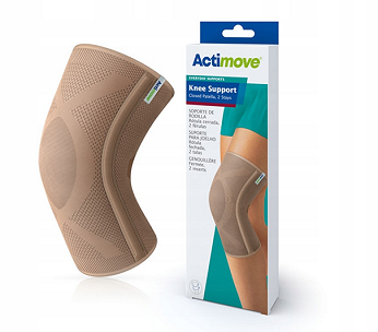 Actimove Everyday Supports, opaska stabilizująca staw kolanowy z zabudowaną rzepką i 2 fiszbinami, rozmiar S, 1 szt.