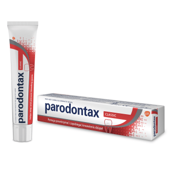 Parodontax Classic, pasta do zębów zapobiegająca krwawieniu dziąseł, tuba 75 ml