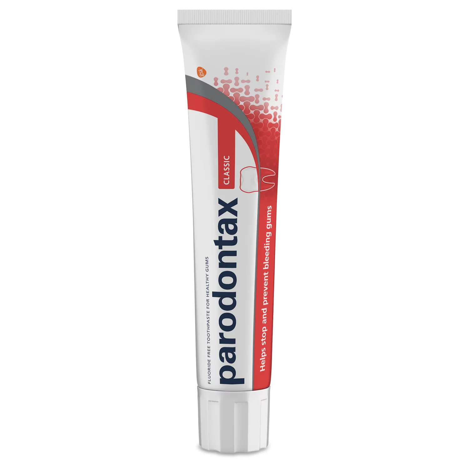 Parodontax Classic, pasta do zębów zapobiegająca krwawieniu dziąseł, tuba 75 ml
