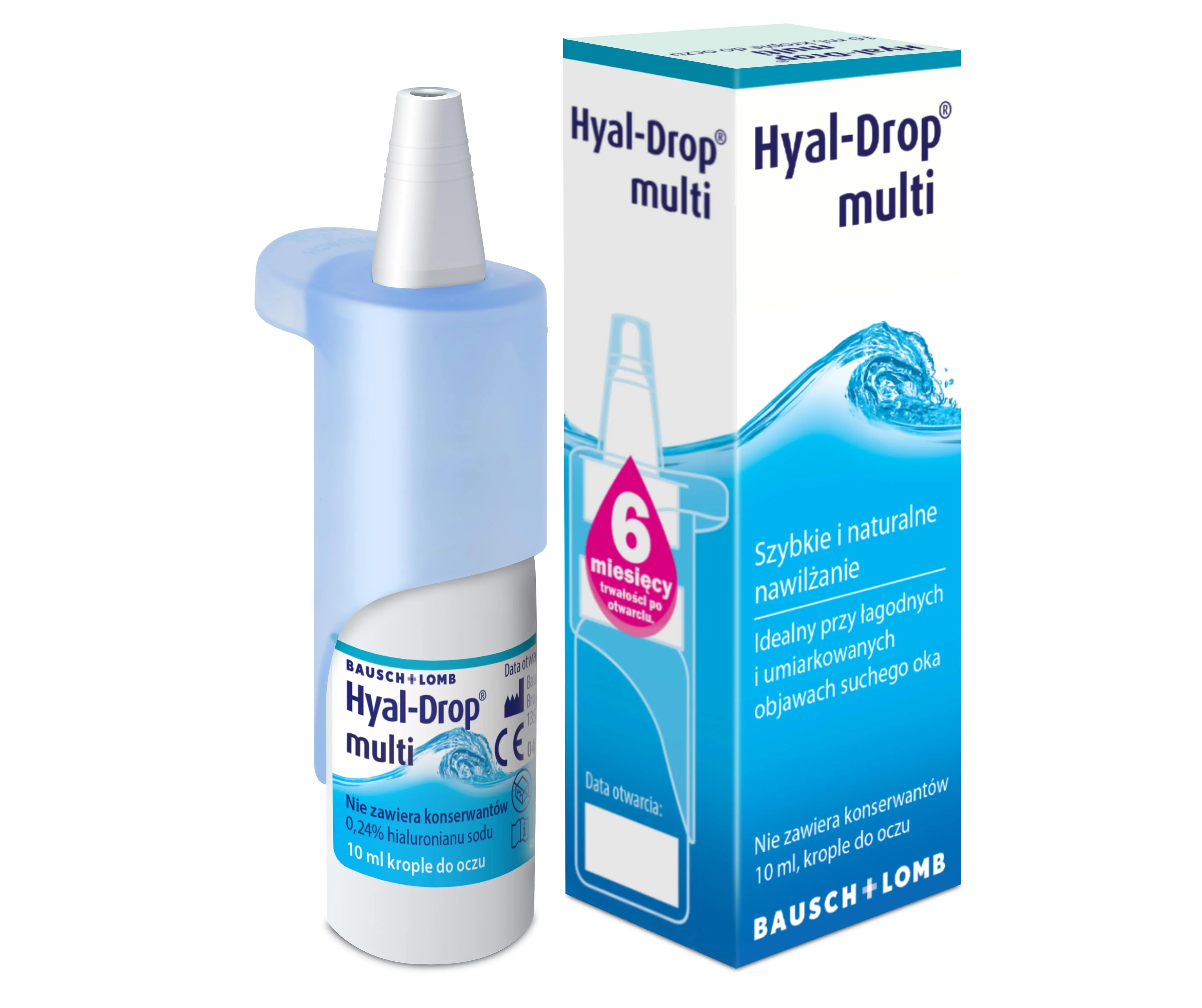Hyal-Drop Multi nawilżające krople do oczu, 10 ml