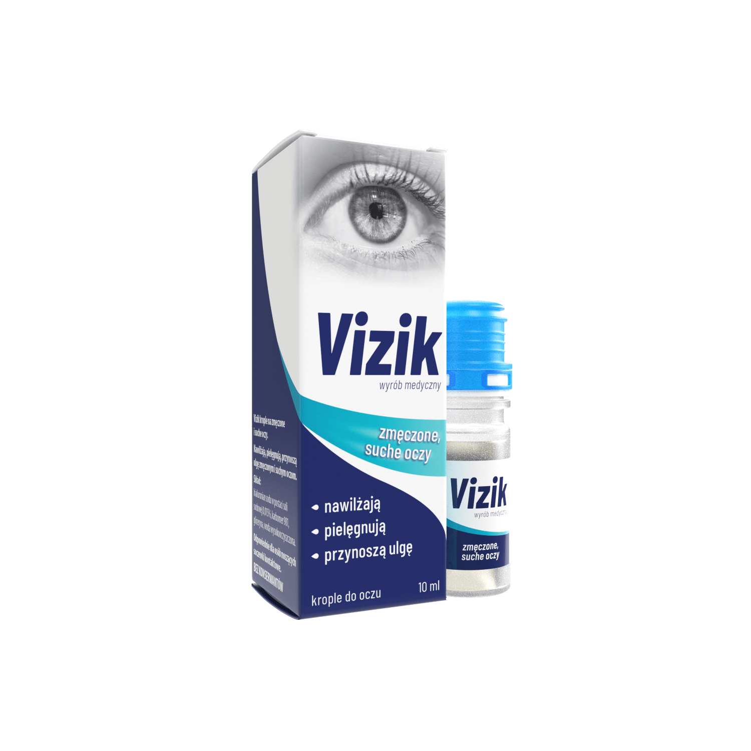 Vizik , krople na zmęczone, suche oczy, butelka 10 ml