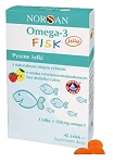 Norsan Omega-3 FISK Jelly żelki o smaku cytrynowo - truskawkowym, 45 szt.