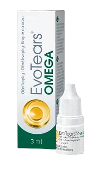 Evotears Omega, krople, 3 ml