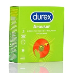 Durex Arouser prezerwatywa prążkowana, 3 szt.