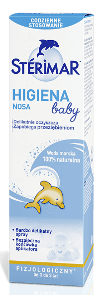 Sterimar Higiena Nosa Baby Woda morska fizjologiczny, spray, 100 ml