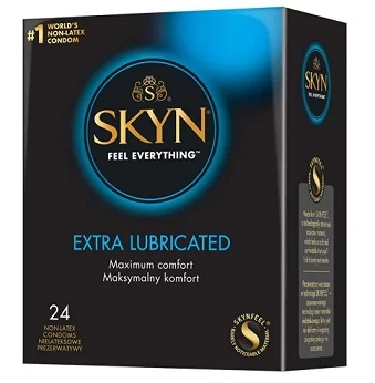 SKYN Extra Lubricated, prezerwatywy, 24 szt.