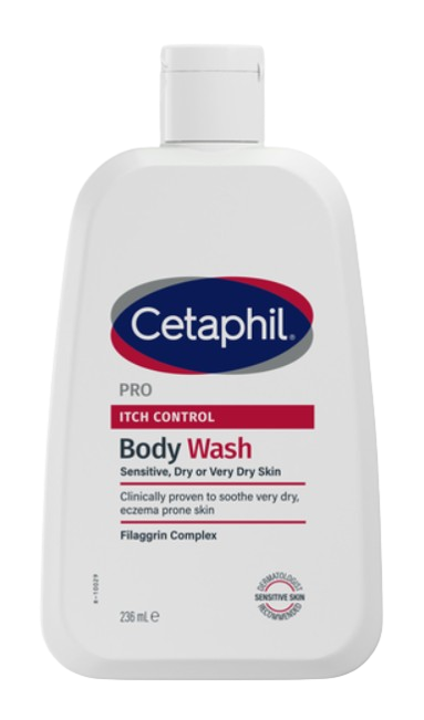Cetaphil PRO Itch Control Body Wash, emulsja do mycia, 236 ml