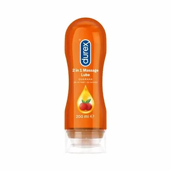 Durex Play 2w1, nawilżający żel intymny do masażu z guaraną, 200 ml