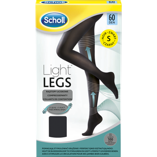 Scholl Light Legs , rajstopy uciskowe (czarne) rozmiar s, 1 szt.