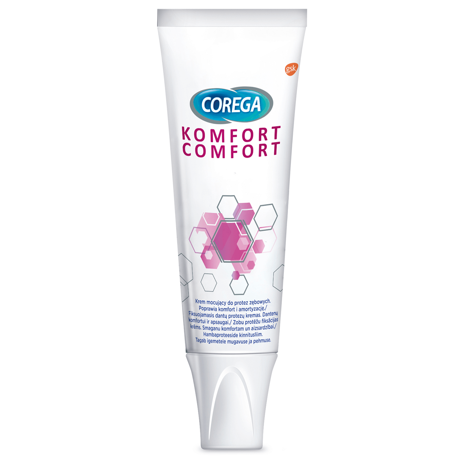 Corega Komfort, krem mocujący do protez zębowych, 40 g