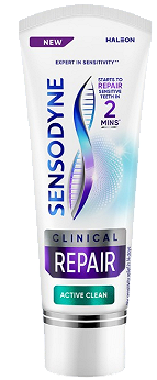 Sensodyne Clinical Repair Active Clean, pasta, 75 ml