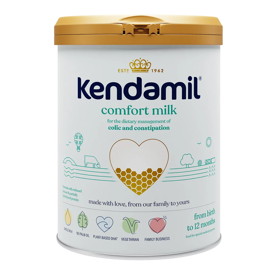 Kendamil Comfort, mleko modyfikowane, 800 g
