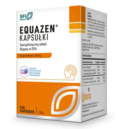 Equazen, kapsułki ze składnikami bogatymi w kwasy omega-3 i omega-6, 240 szt.