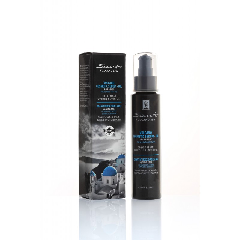 Santo Volcano SPA, olej-serum do ciała i włosów, 100 ml