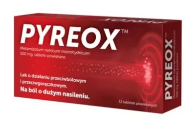 Pyreox 500 mg 12 tabletek powlekanych