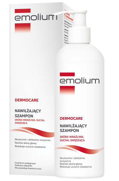 Emolium Dermocare nawilżający szampon, 400 ml