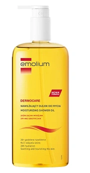 Emolium Dermocare, nawilżający olejek pod prysznic, 400 ml