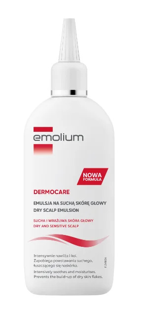 Emolium Dermocare emulsja na suchą skórę głowy, 150 ml