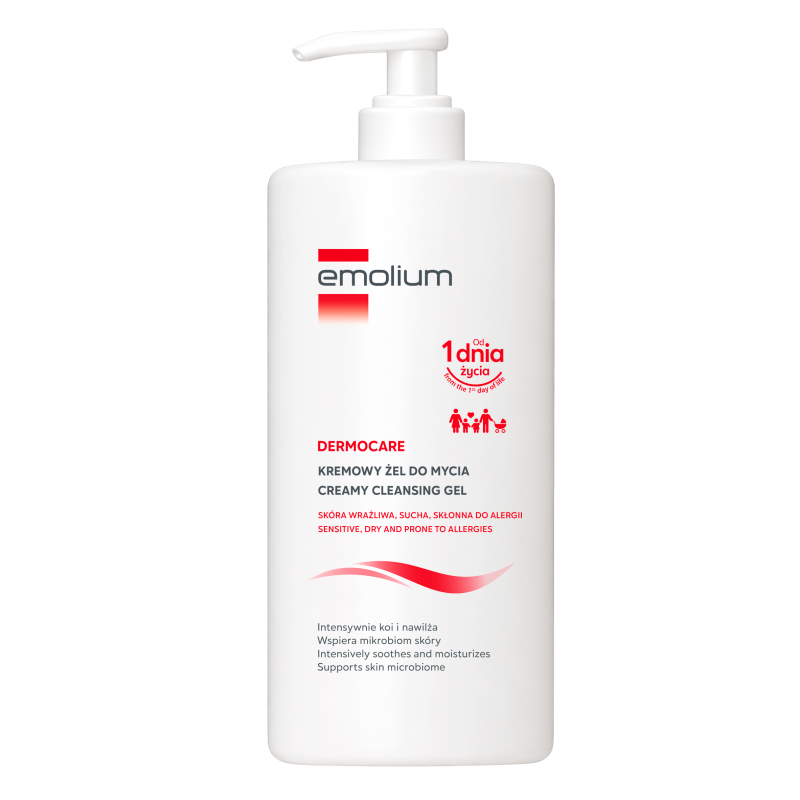 Emolium Dermocare kremowy żel do mycia, 750 ml