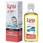 LYSI Tran Islandzki dla dzieci mango-limonka, 240 ml