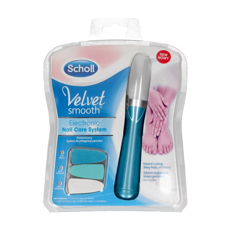 Scholl Velvet Smooth  elektroniczny system do pielęgnacji paznokci, 1 szt.